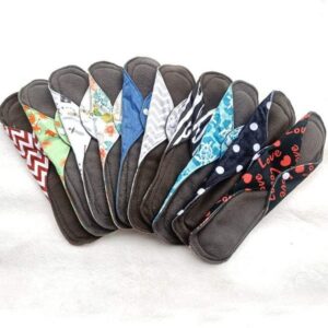 Complete Period Freedom Bundle - variety of reusable pads in colorful patterns